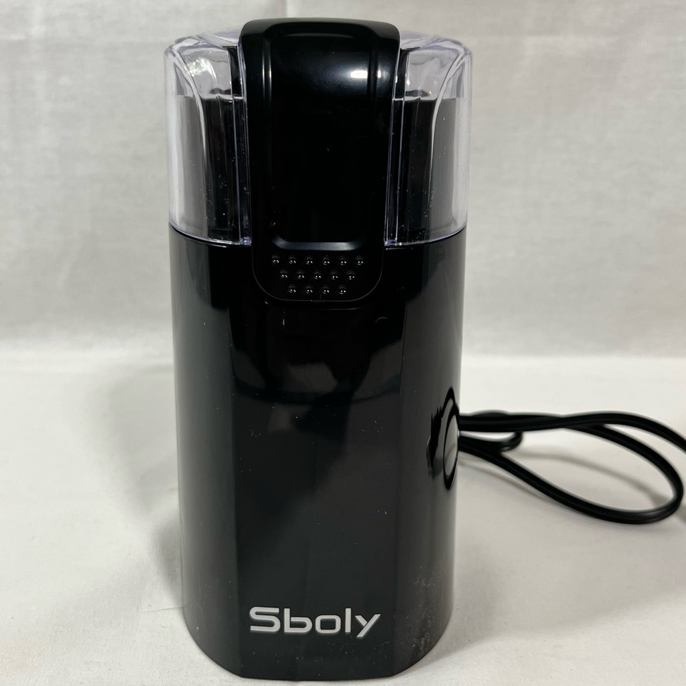 Sboly Fast Touch Electric Coffee and Spice Grinder With Stainless Steel Blades.